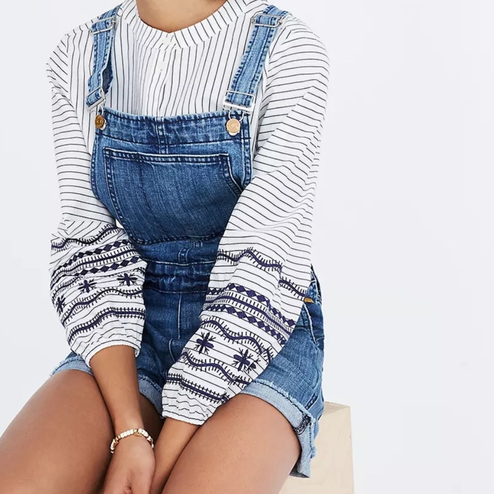 Madewell Adirondack Short Overalls